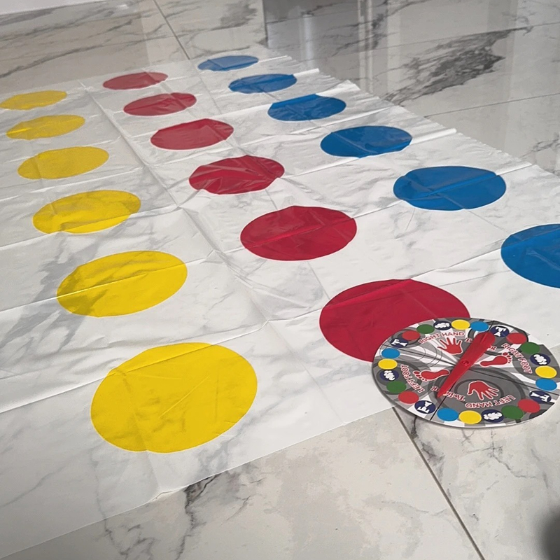 Party Games Physical - Physical Fitness Twister Board Game -