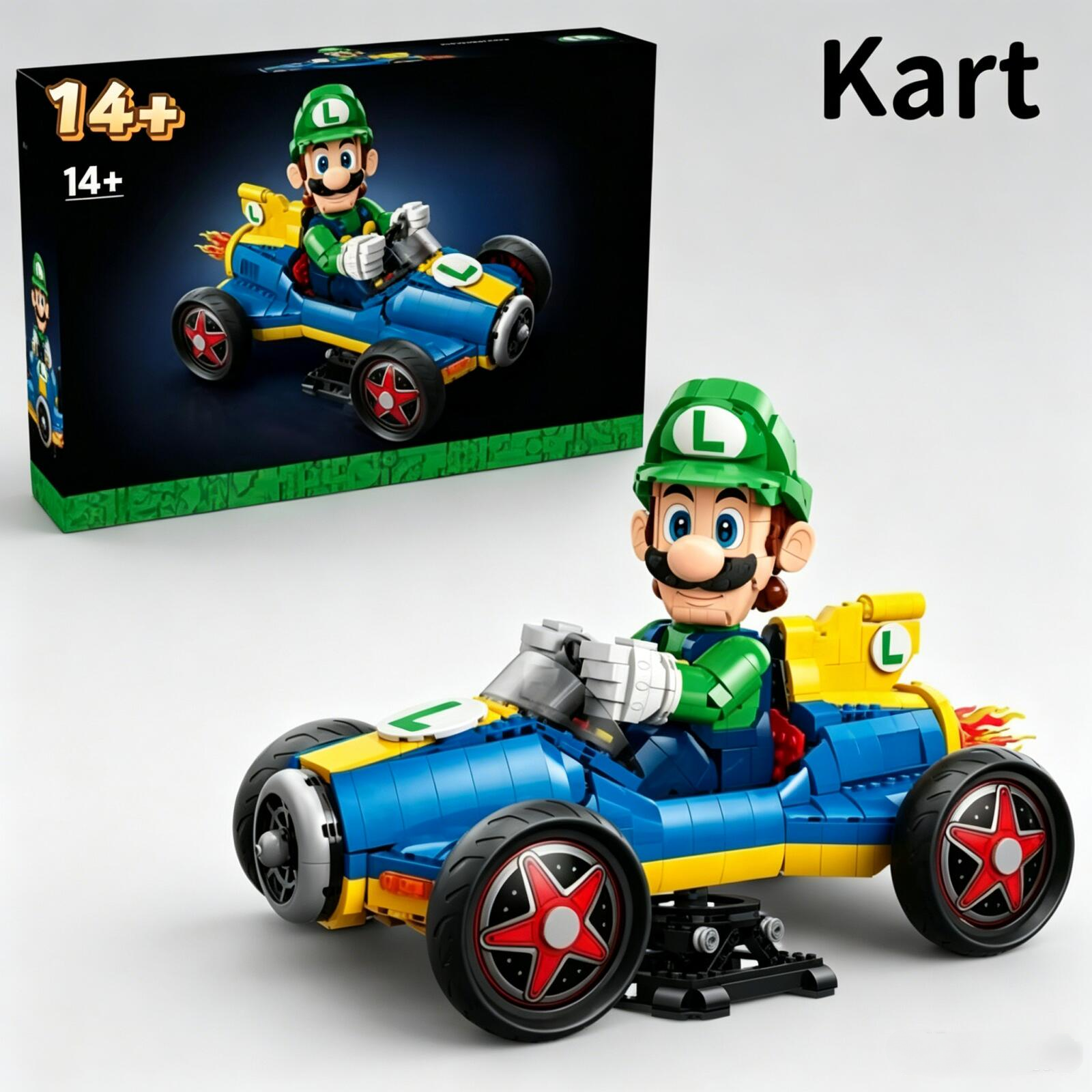 Party Games Classic - 2234Pcs Marioed Luigi Standard Kart 72050