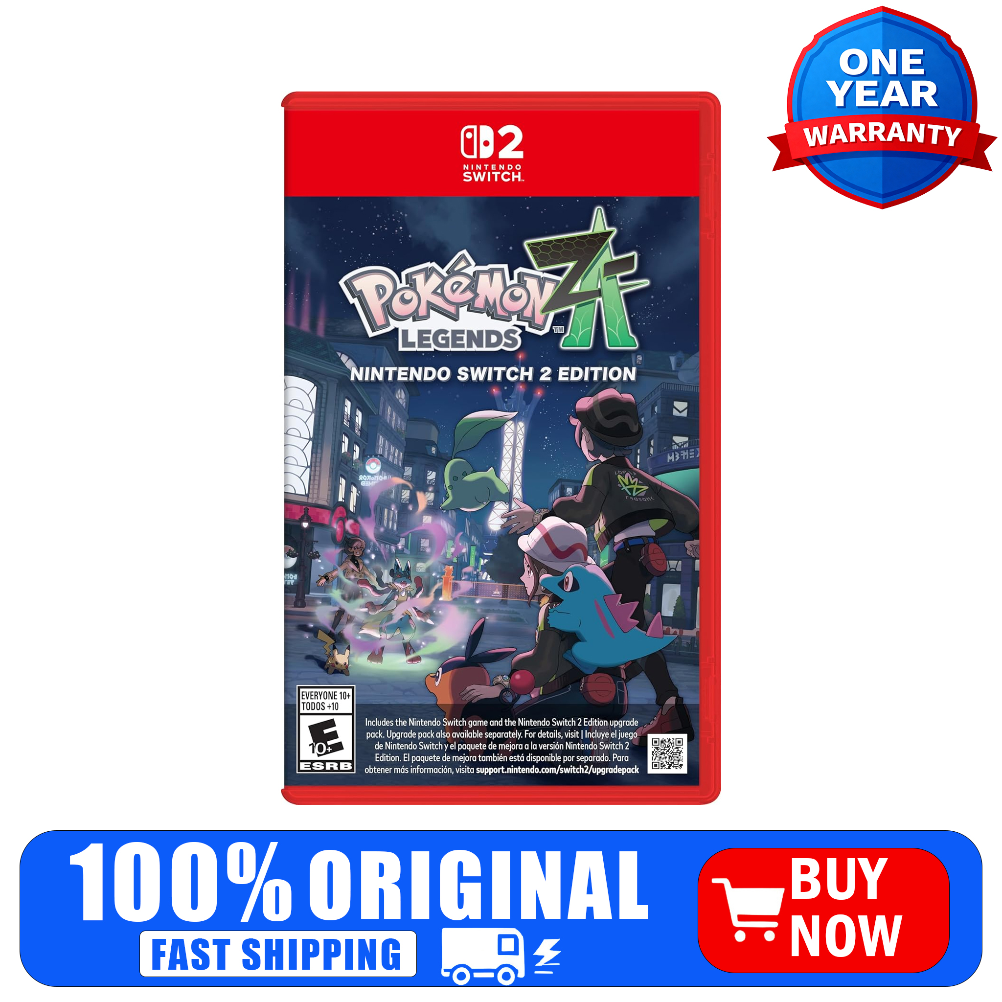 Party Games Switch 2 - Pokémon Legends: Z-A Physical Video Game