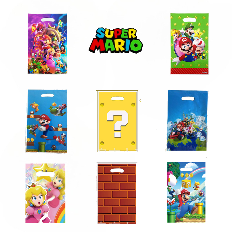 Party Games Classic - 20pcs Super Mary Anime Gift Bags