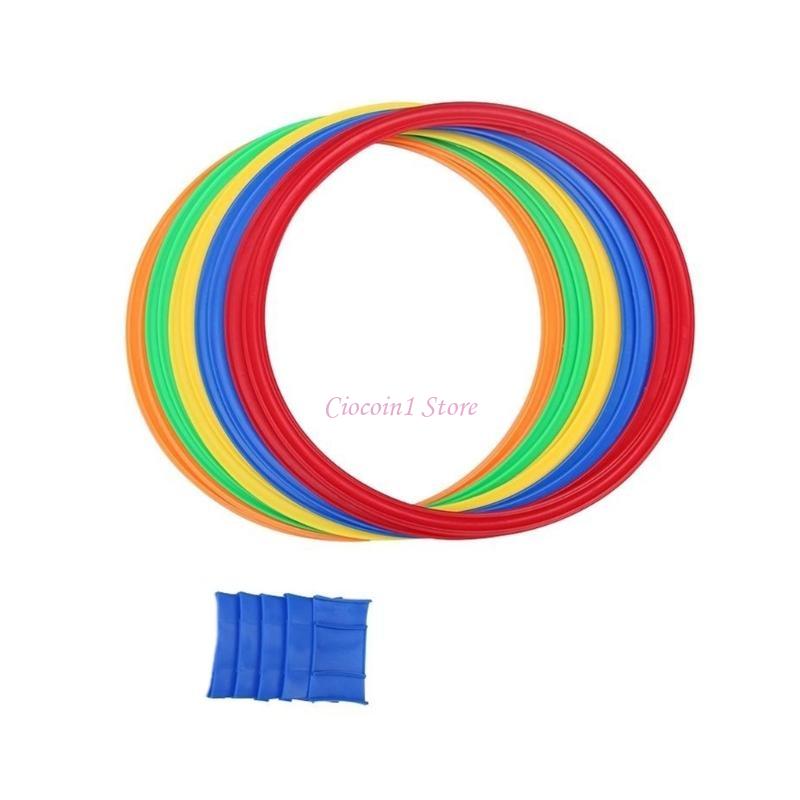 Party Games Physical - Indoor Jumping Hoop Set Toy for