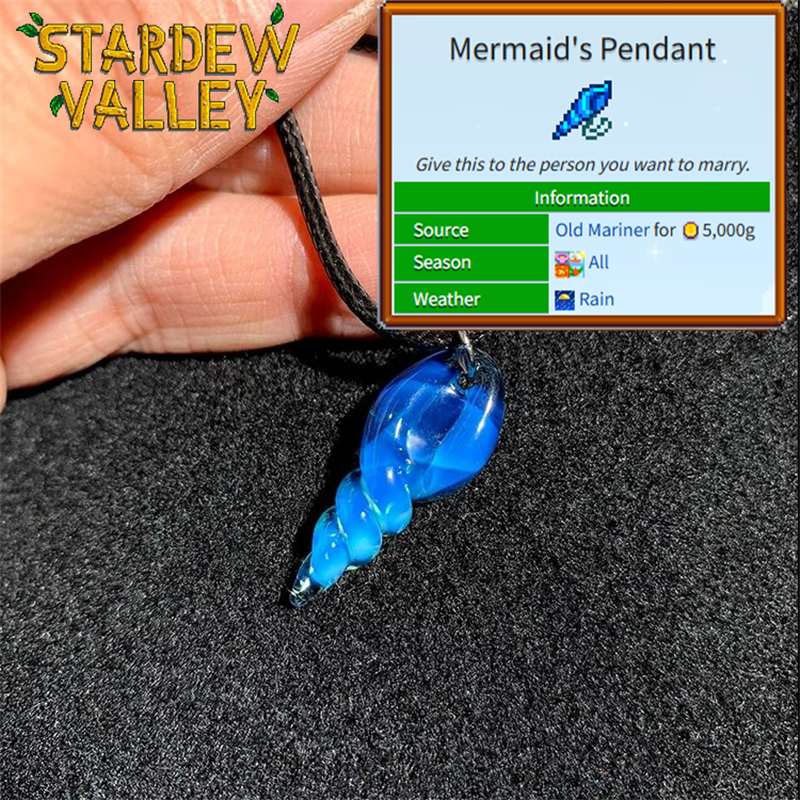 Party Games Physical - Game Stardew Valley Mermaid's Pendant Cosplay