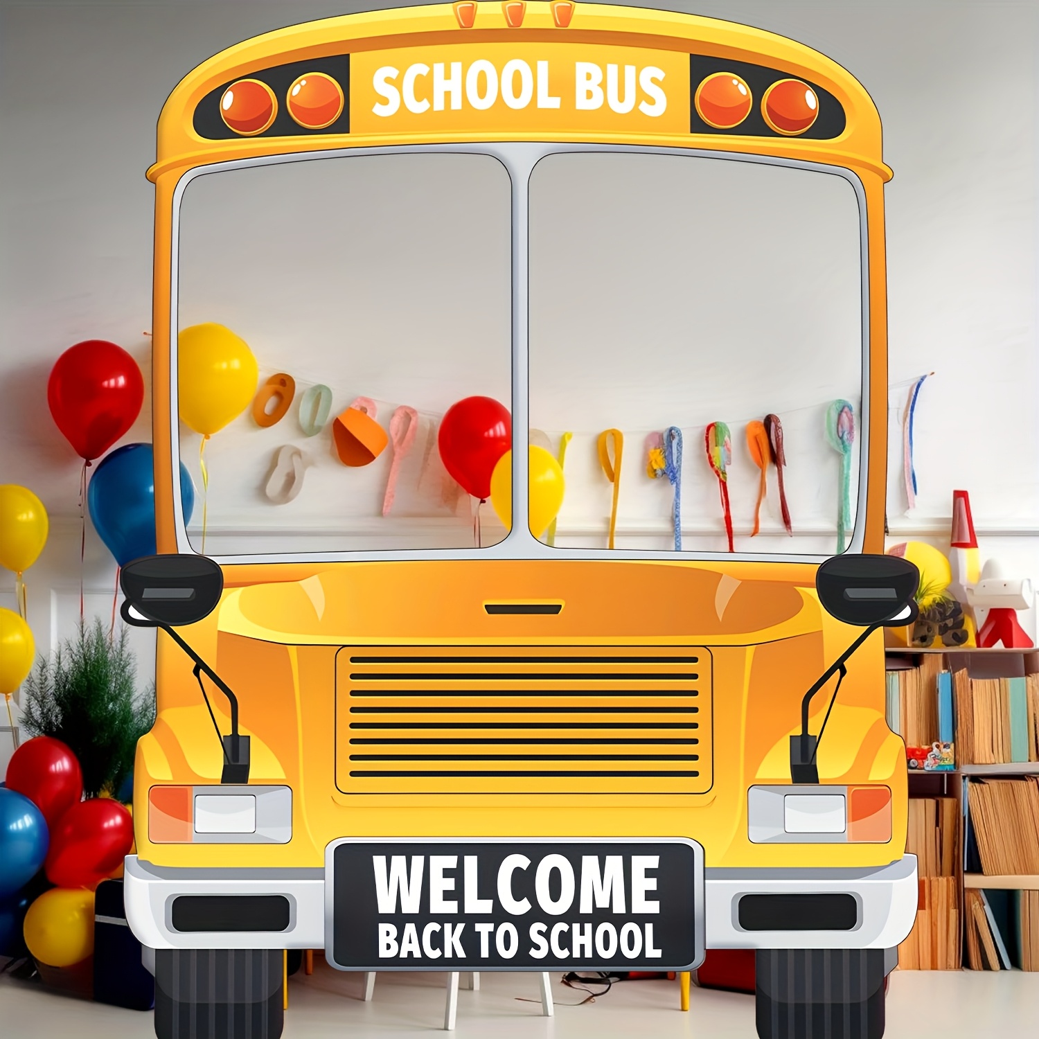 2D flat 1pc back-to-school sea - Party Games Bus 리뷰 및 가격