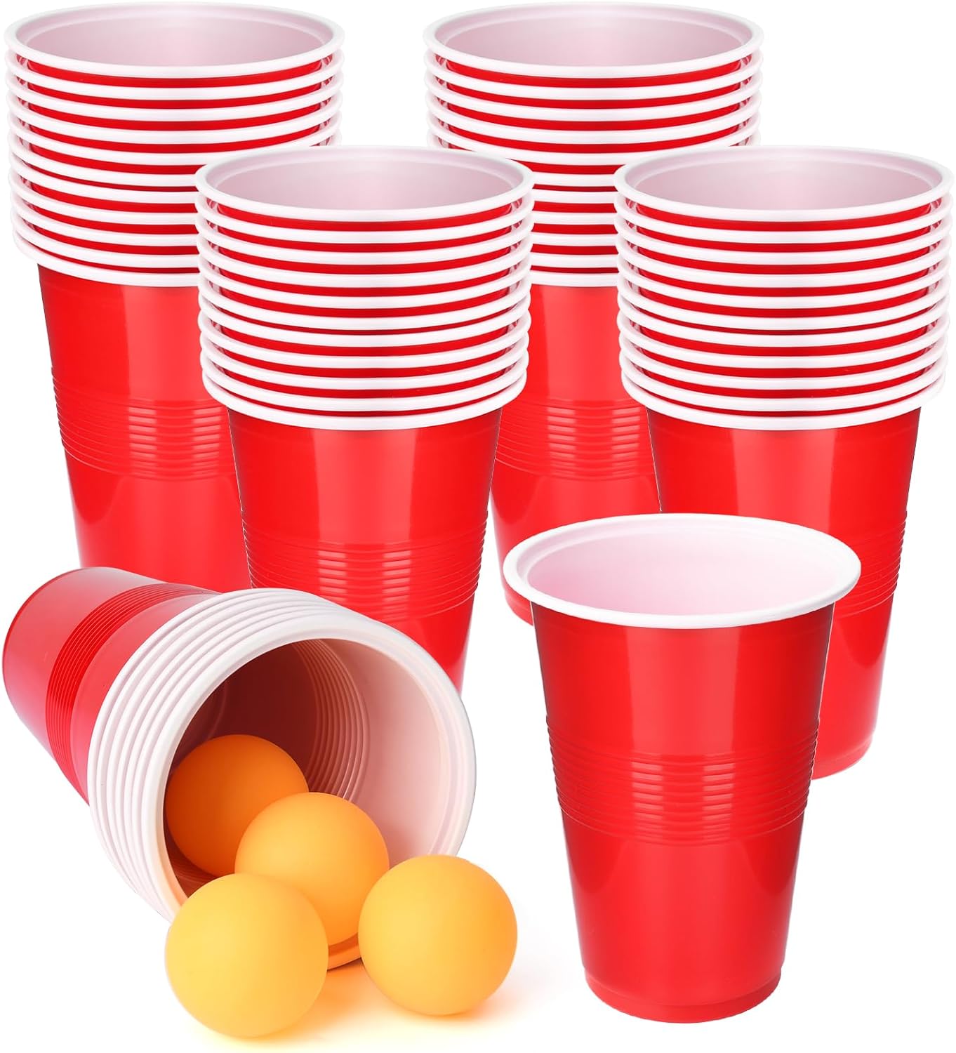 Cup Pong Game Set 22 Pcs 16 Oz - Party Games Jenga 리뷰 및 가격