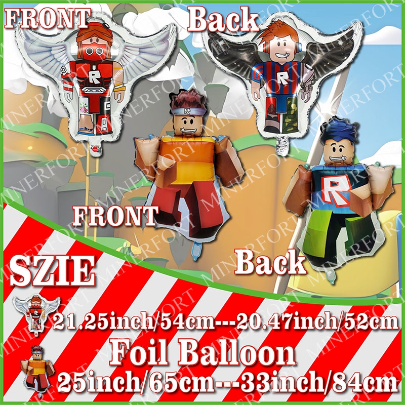 ROBLOXED Themed Foil Aluminum  - Party Games Easter For Family 리뷰 및 가격