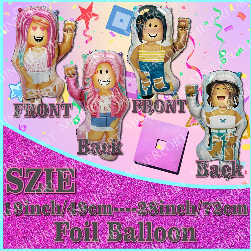 ROBLOXED Themed Foil Aluminum  - Party Games Easter For Family 리뷰 및 가격