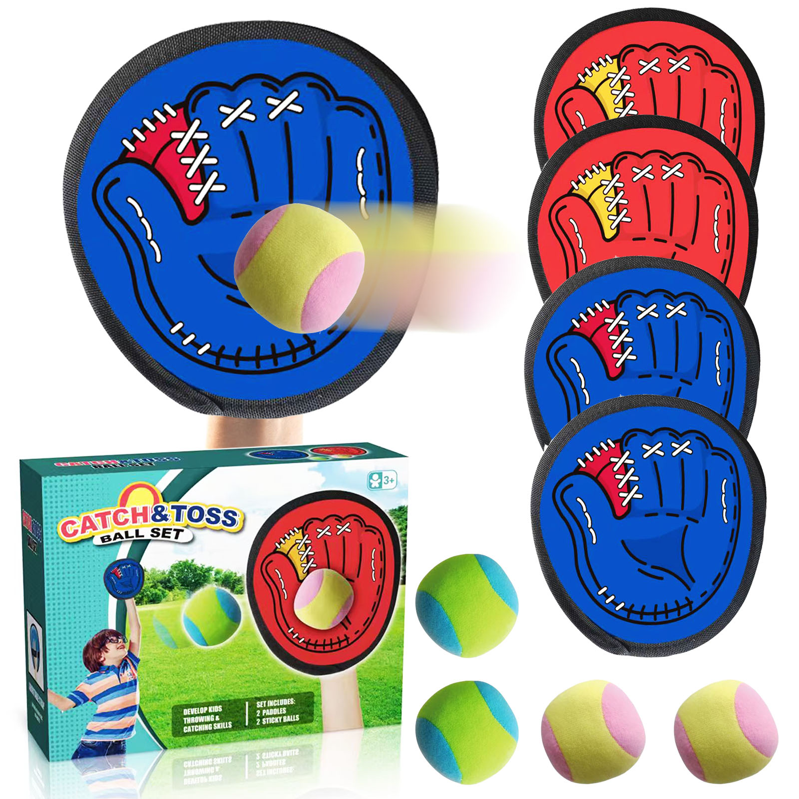 4Set Kids Sucker Sticky Ball T - Limbo Game Set 리뷰 및 가격