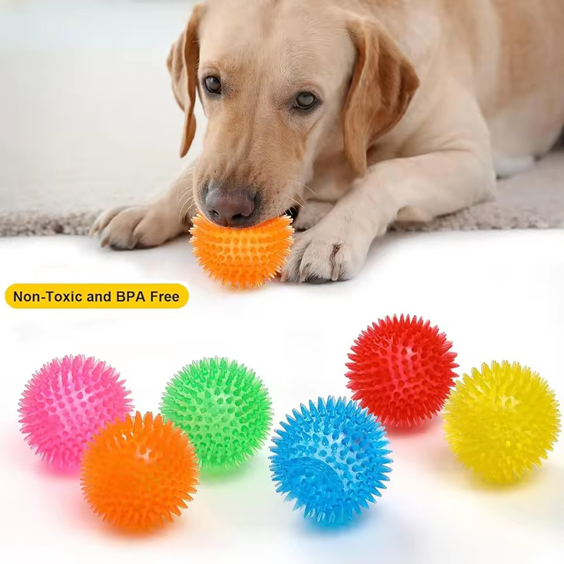 TPR Squeaky Spiked Dog Ball Ch - Spike Ball Game 리뷰 및 가격