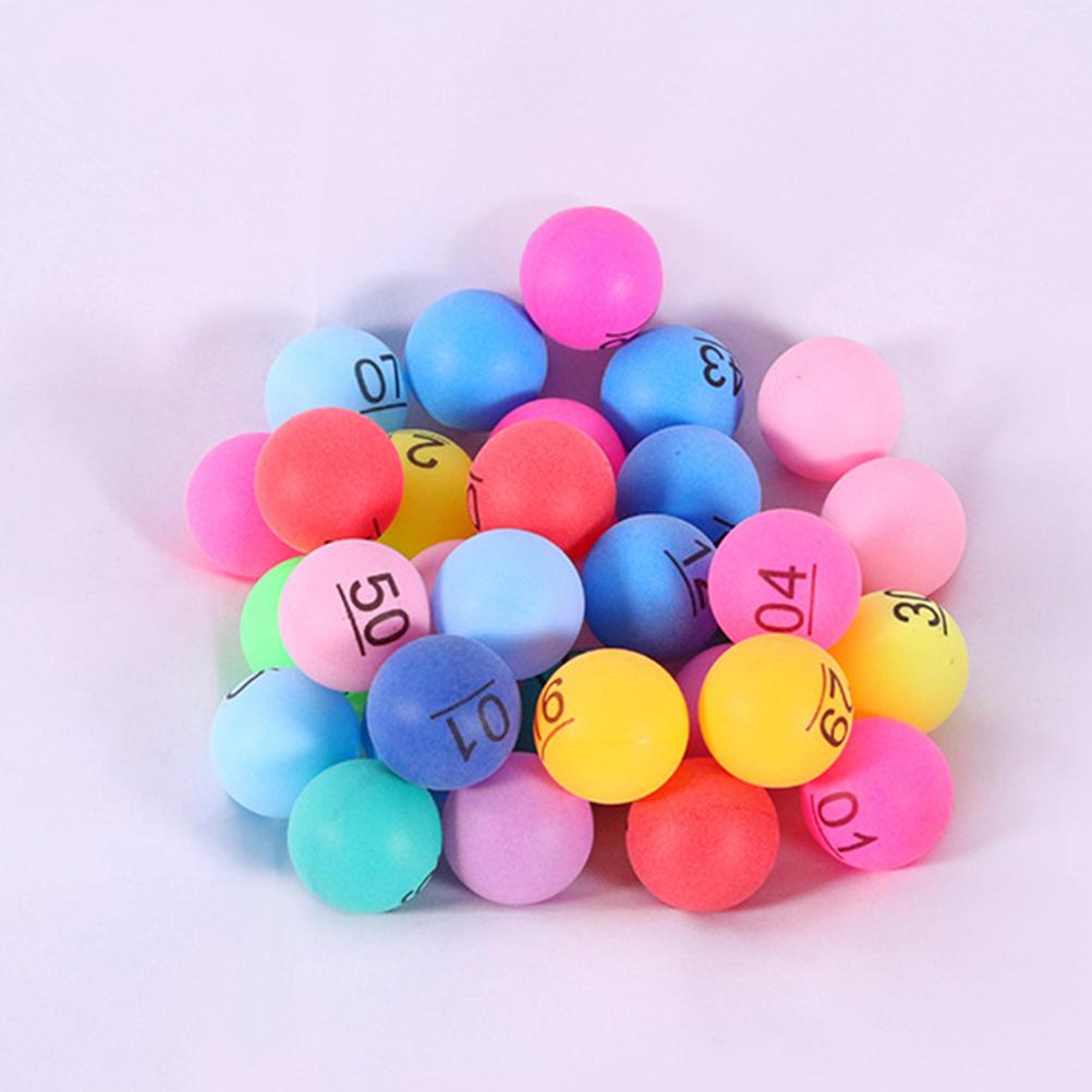 50 Pcs Colorful Number Balls P - Party Games Jenga 리뷰 및 가격