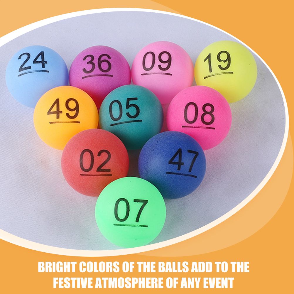 50 Pcs Colorful Number Balls P - Party Games Jenga 리뷰 및 가격