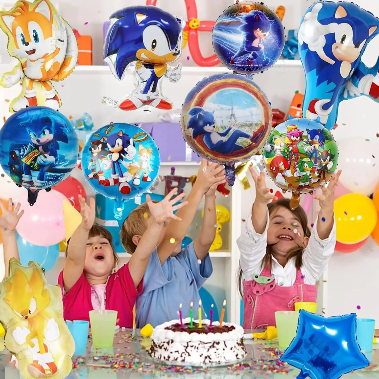 Cartoon Blue Flashing the Hedg - Party Games Kids Birthday 리뷰 및 가격