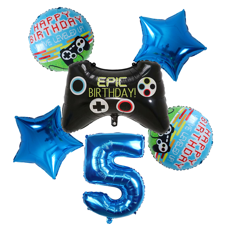 6pcs Gamepad Boy Game Foil Hel - Party Games Kids Birthday 리뷰 및 가격