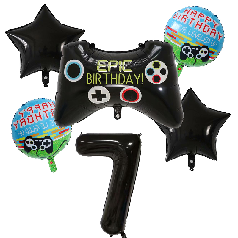 6pcs Gamepad Boy Game Foil Hel - Party Games Kids Birthday 리뷰 및 가격