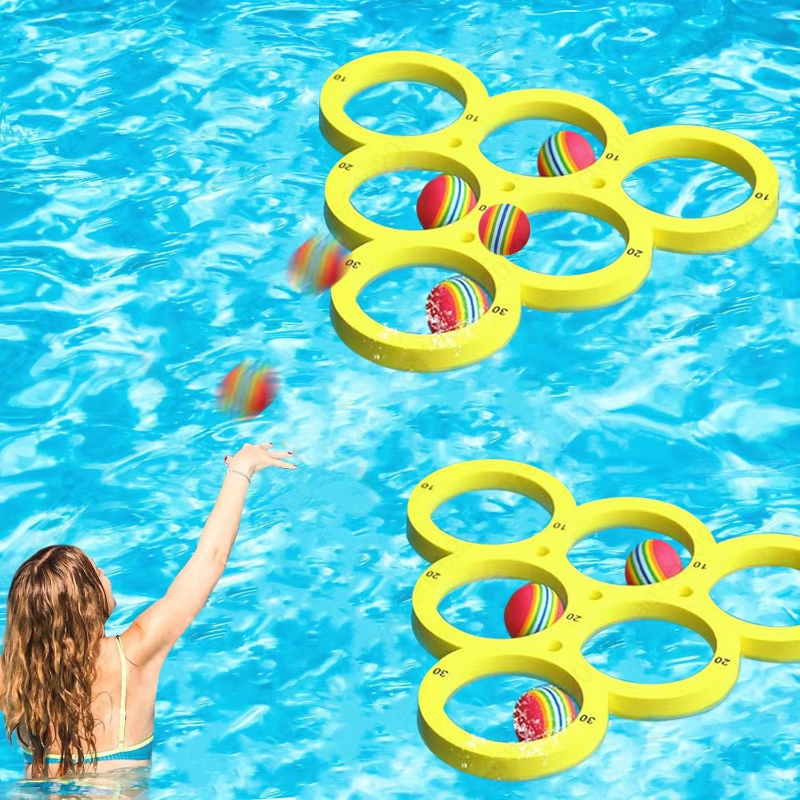 1+10pcs Swimming Pool Toss Gam - Limbo Game Set 리뷰 및 가격