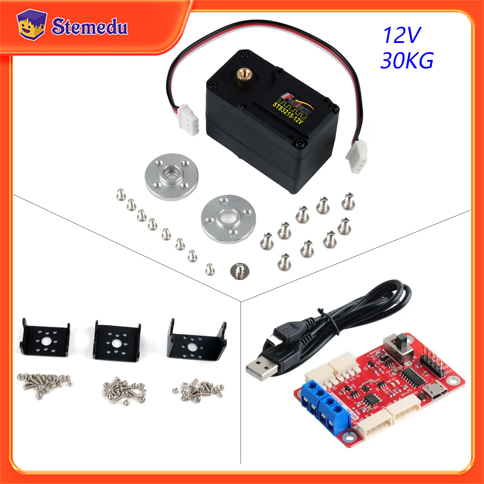 Feetech STS3215 12V 30KG High  - Party Games Bus 리뷰 및 가격