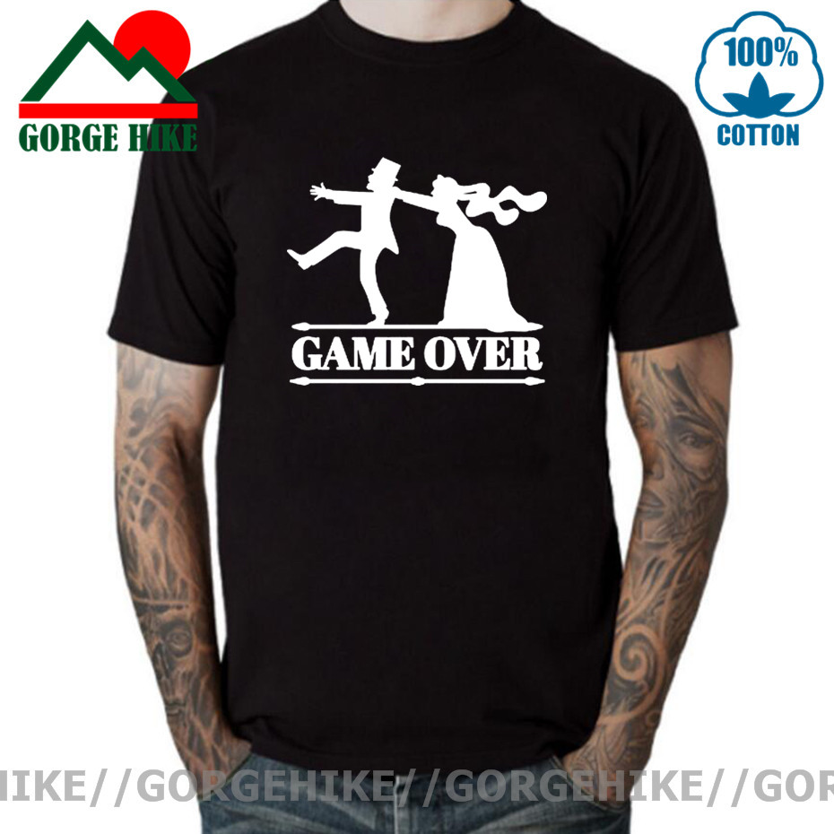 Game Over Tees Men Bride Tops  - Party Games Bachelorette 리뷰 및 가격