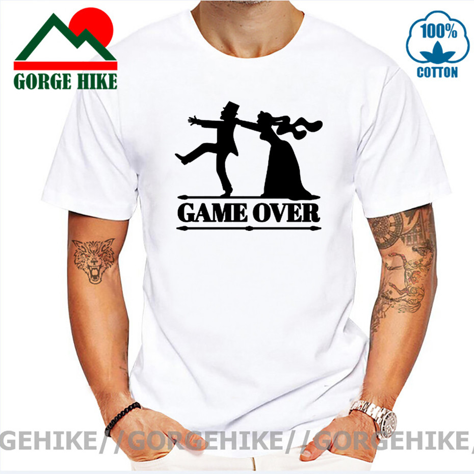 Game Over Tees Men Bride Tops  - Party Games Bachelorette 리뷰 및 가격
