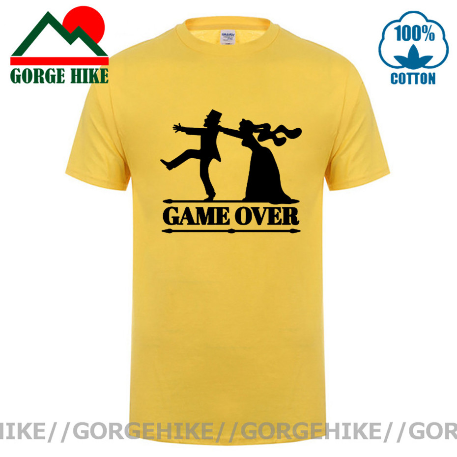 Game Over Tees Men Bride Tops  - Party Games Bachelorette 리뷰 및 가격