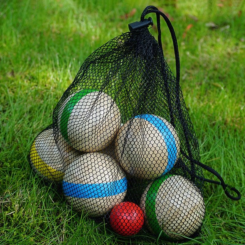 ^7Pcs Wood Bocce Balls Sports  - Bocce Ball Lawn 리뷰 및 가격
