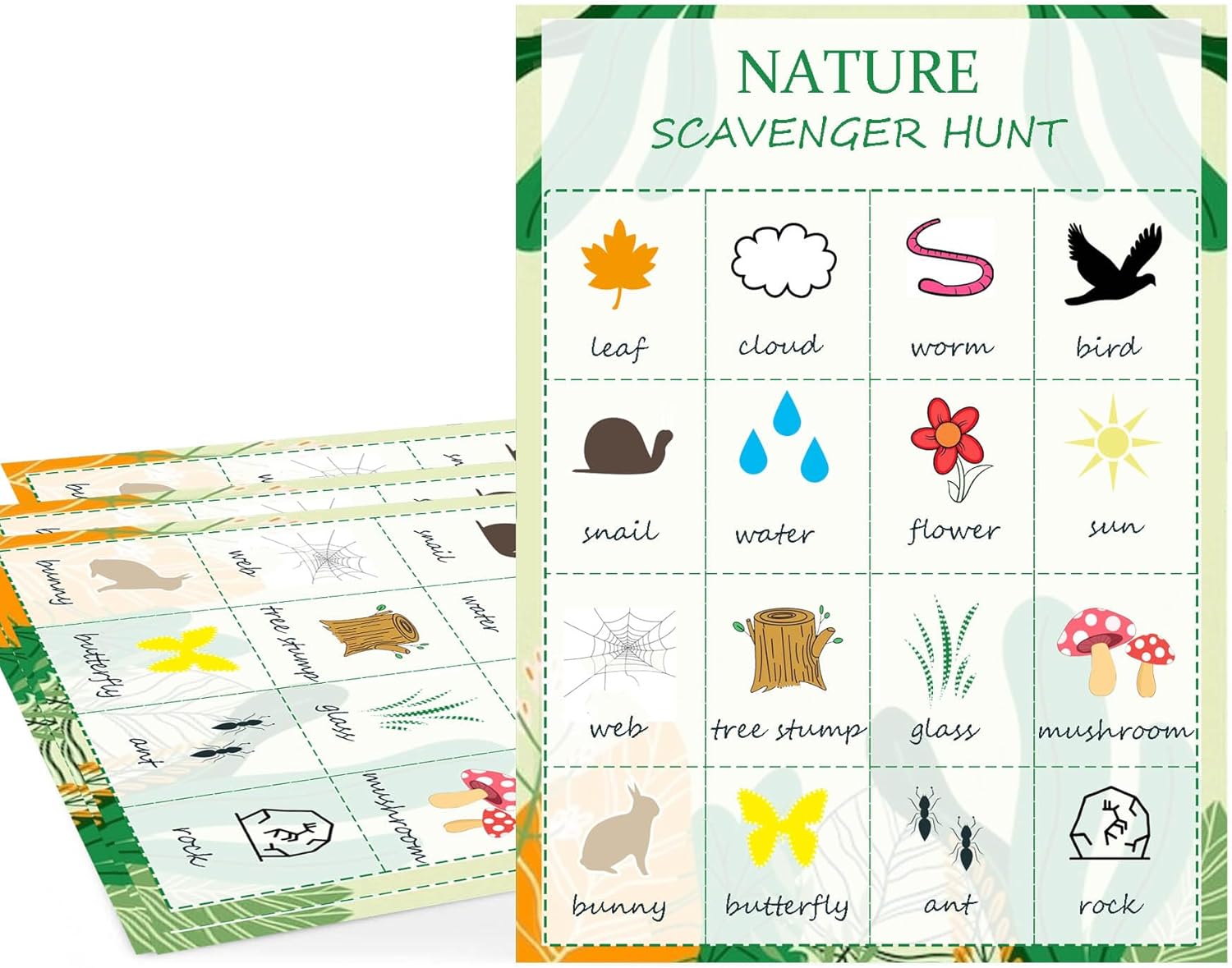 Nature Scavenger Hunt Cards Na - Scavenger Hunt Card 리뷰 및 가격
