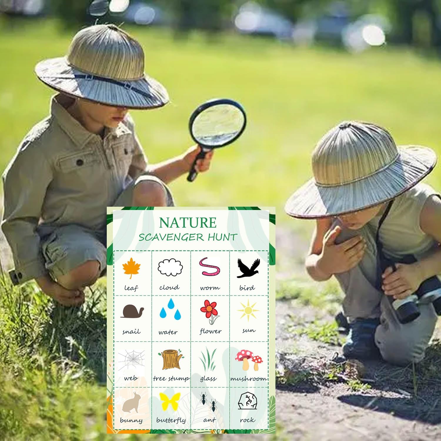 Nature Scavenger Hunt Cards Na - Scavenger Hunt Card 리뷰 및 가격