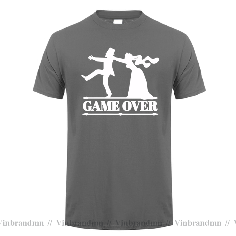 Game Over Tees Men Bride Tops  - Party Games Bachelorette 리뷰 및 가격