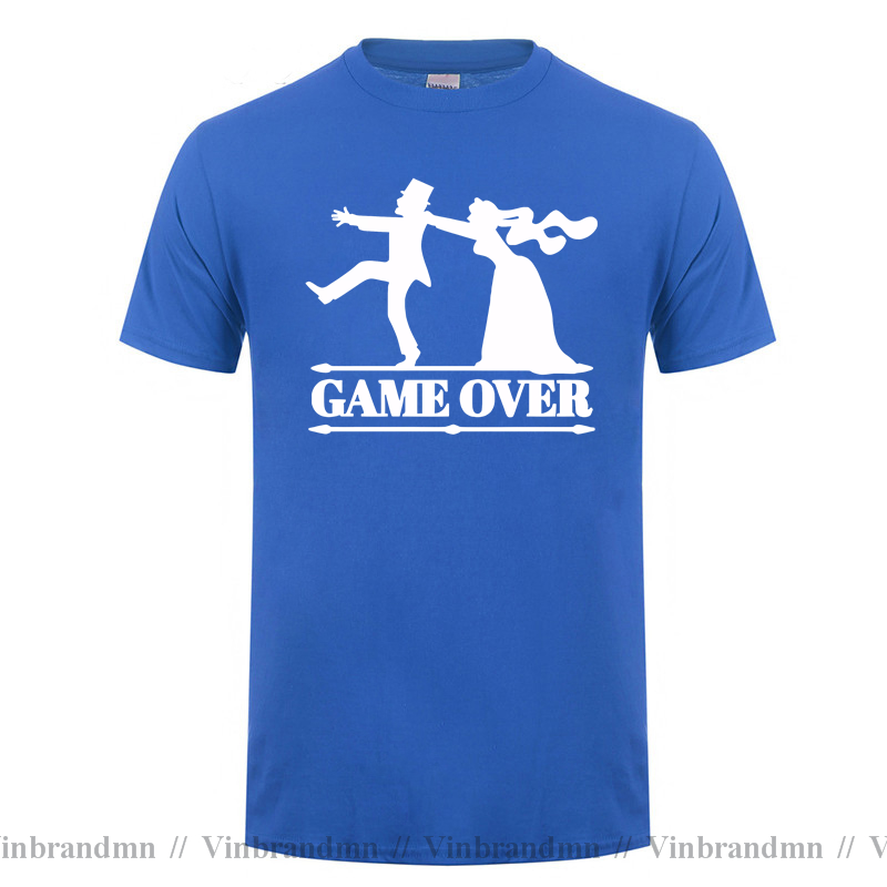 Game Over Tees Men Bride Tops  - Party Games Bachelorette 리뷰 및 가격