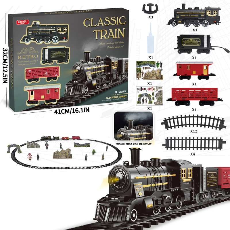 Kids Electric Steam Train Toy  - Party Games Steam Free 리뷰 및 가격