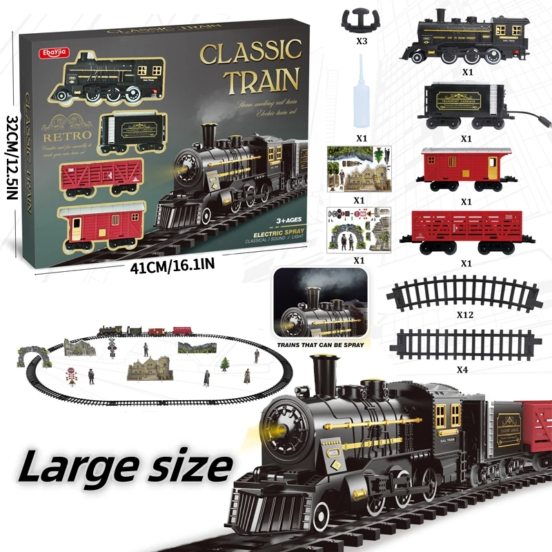 Kids Electric Steam Train Toy  - Party Games Steam Free 리뷰 및 가격