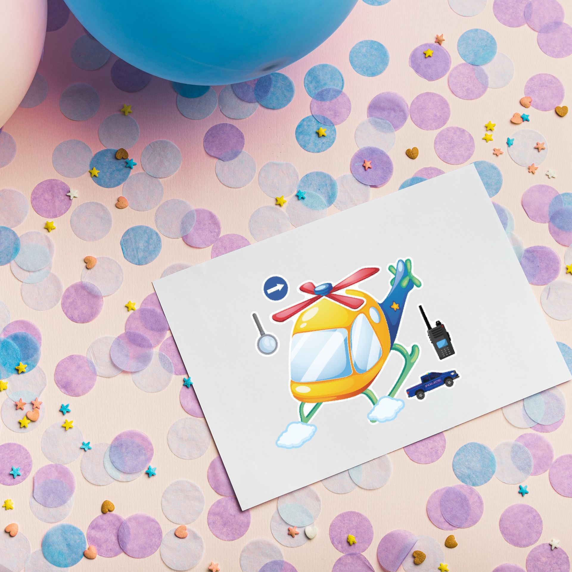 16Sheets Cartoon Vocation Poli - Party Games Kids Birthday 리뷰 및 가격