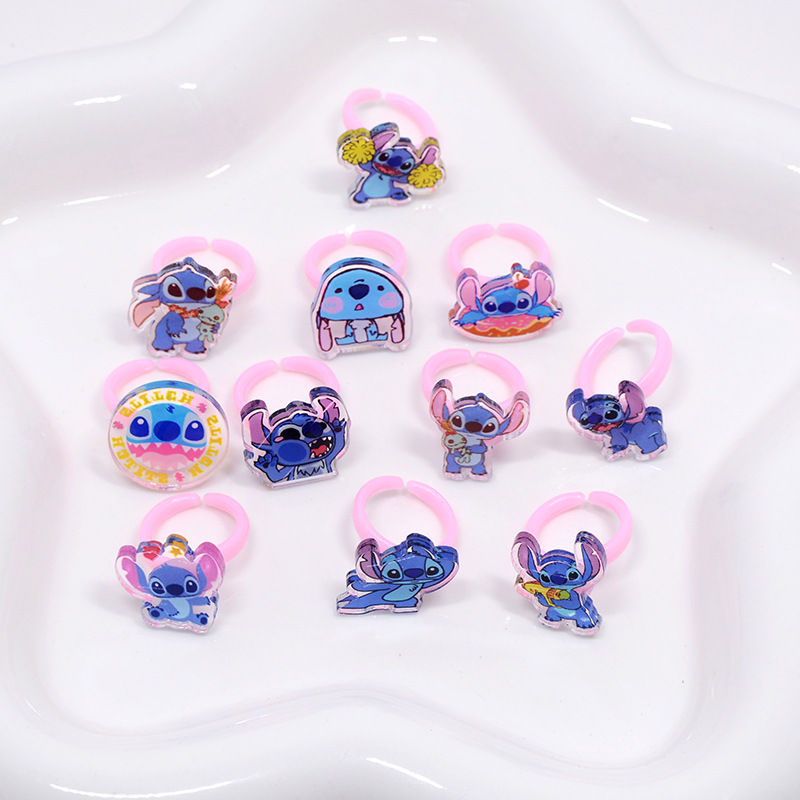 Stitch Acrylic Ring 10/20pcs K - Party Games Crazy 리뷰 및 가격