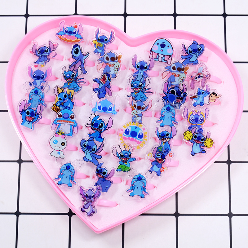 Stitch Acrylic Ring 10/20pcs K - Party Games Crazy 리뷰 및 가격
