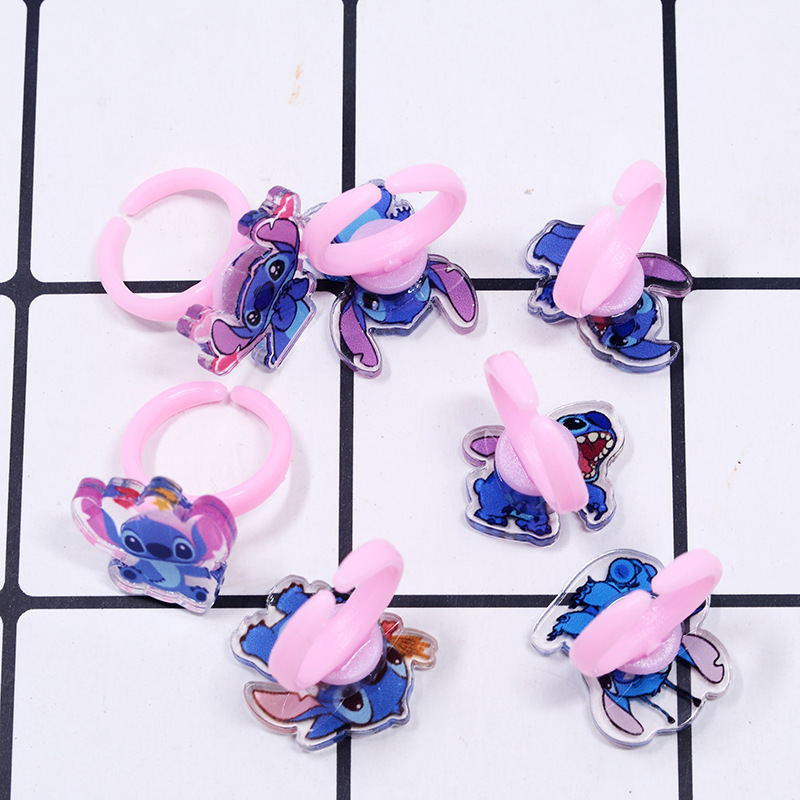 Stitch Acrylic Ring 10/20pcs K - Party Games Crazy 리뷰 및 가격