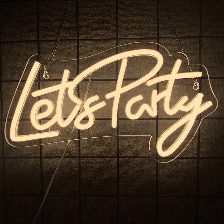 Let'S Party Series Neon Sign F - Party Games Bachelorette 리뷰 및 가격