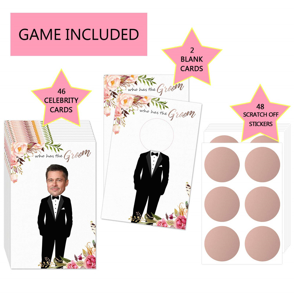 Bridal Shower Games - Who Has  - Party Games Bachelorette 리뷰 및 가격