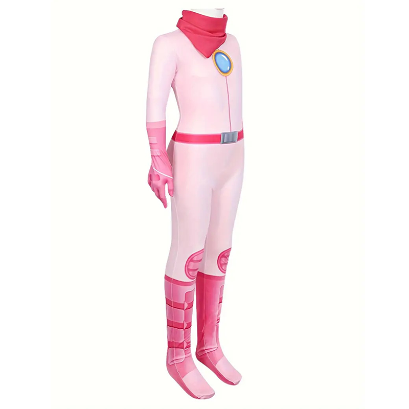 Girls Peach Princess Jumpsuit  - Party Games Kids Birthday 리뷰 및 가격