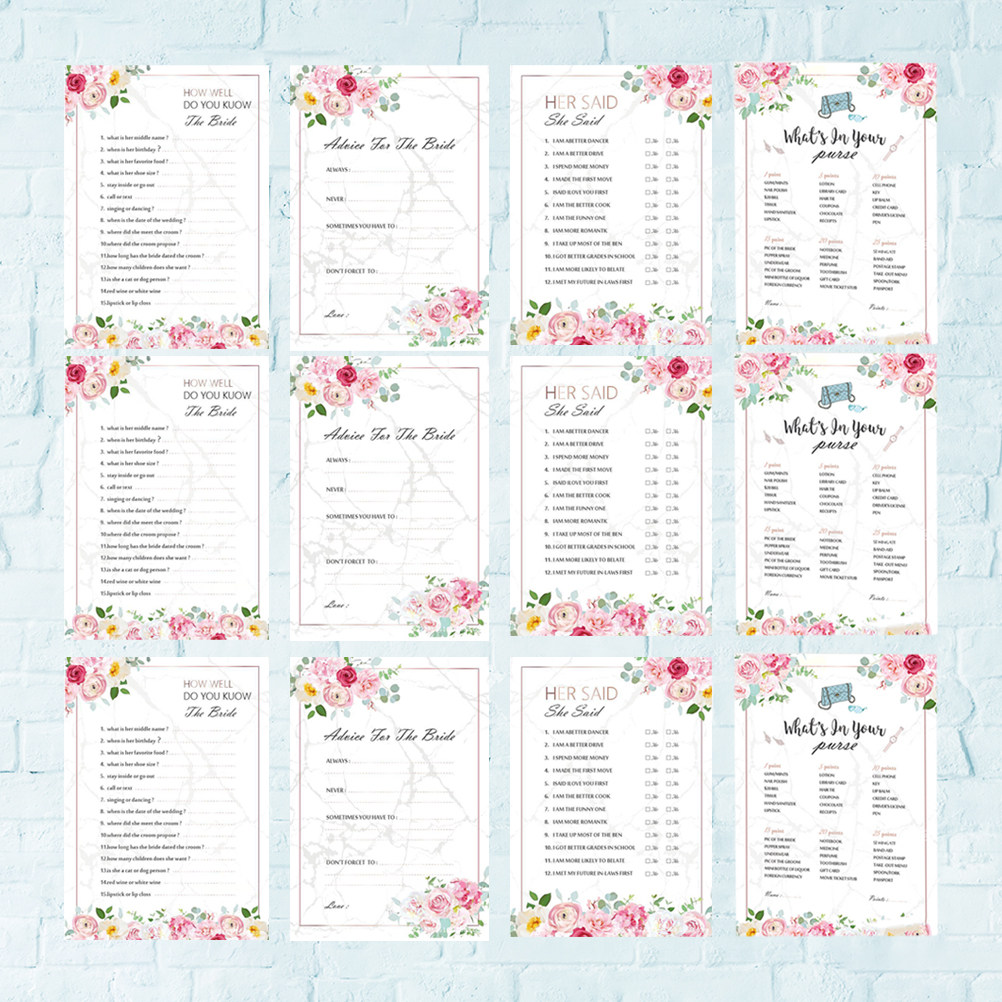 48pcs Game Cards Premium Paper - Party Games Bachelorette 리뷰 및 가격