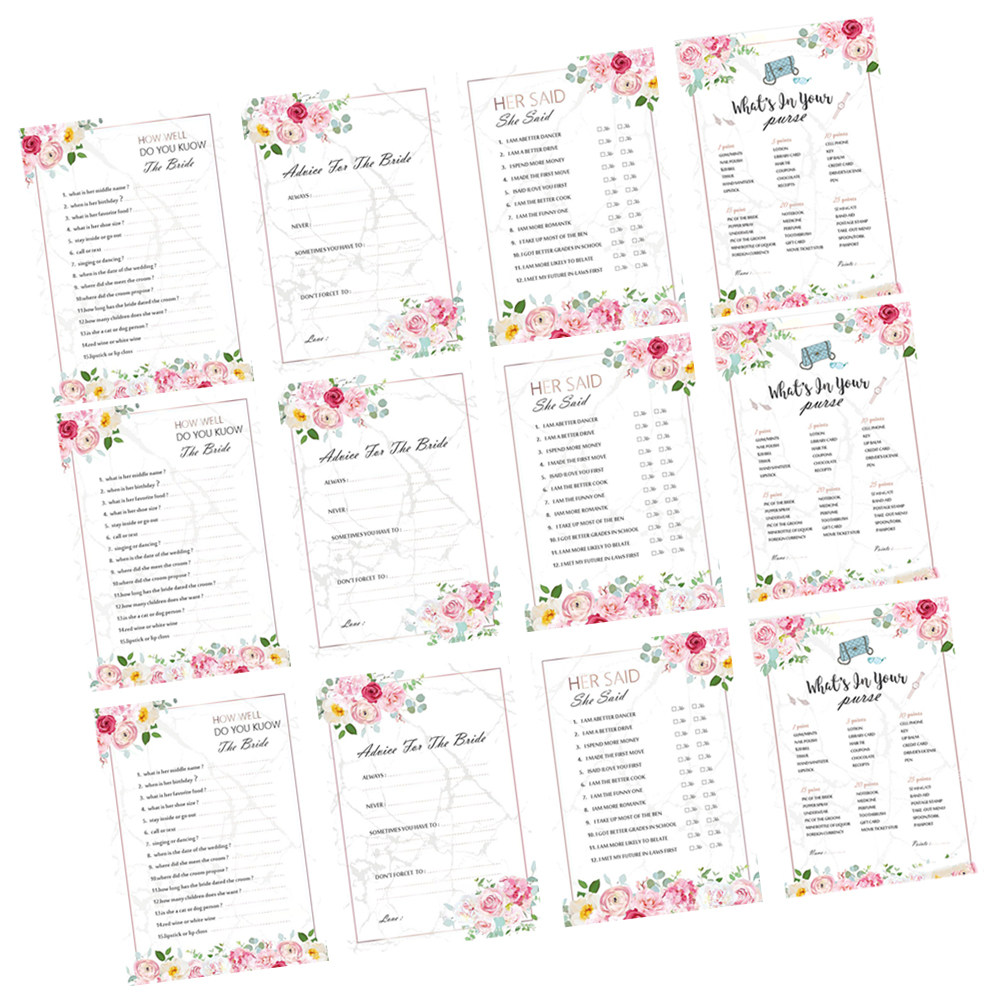 48pcs Game Cards Premium Paper - Party Games Bachelorette 리뷰 및 가격