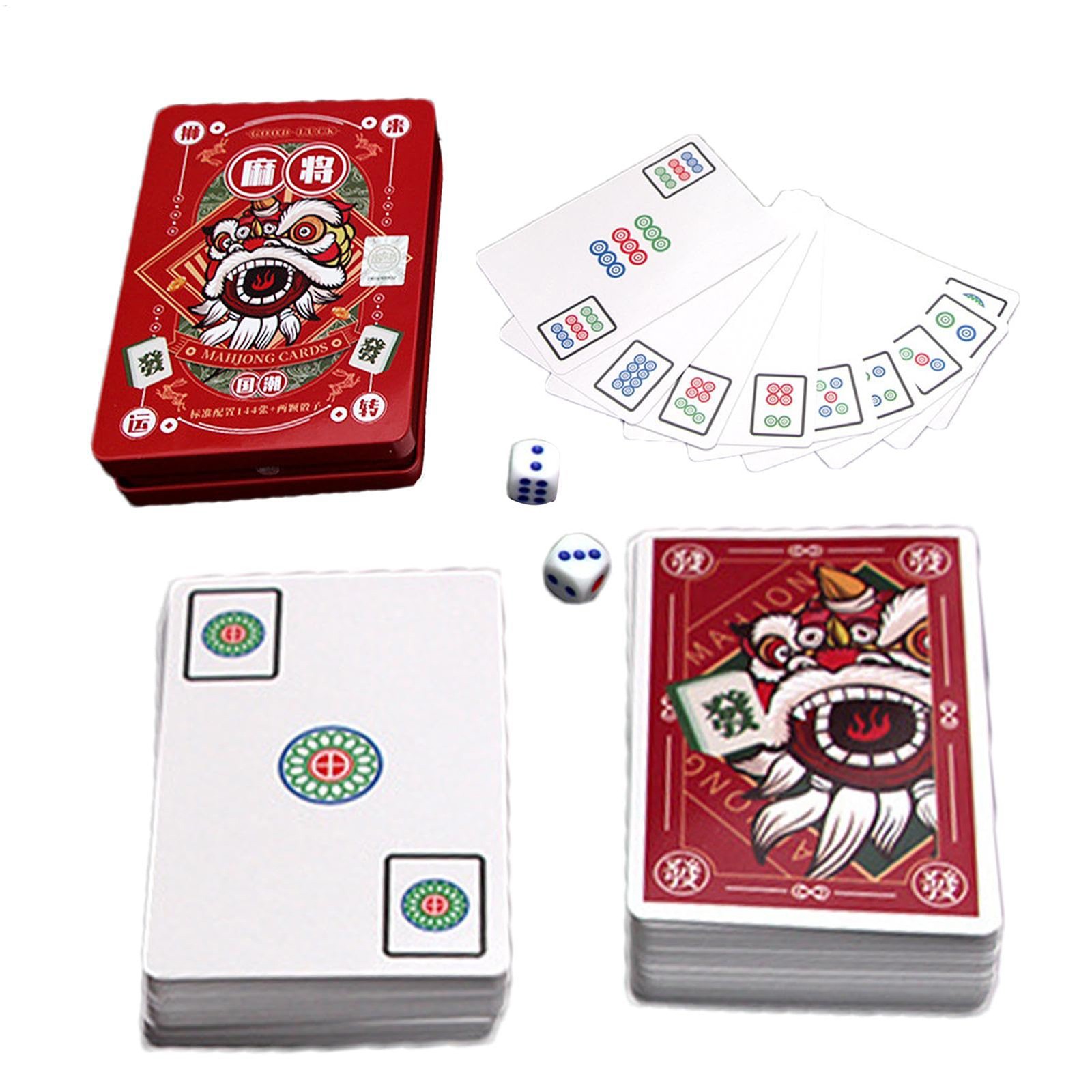 Mahjong Playing Card Large Pri - Party Games Easter For Family 리뷰 및 가격