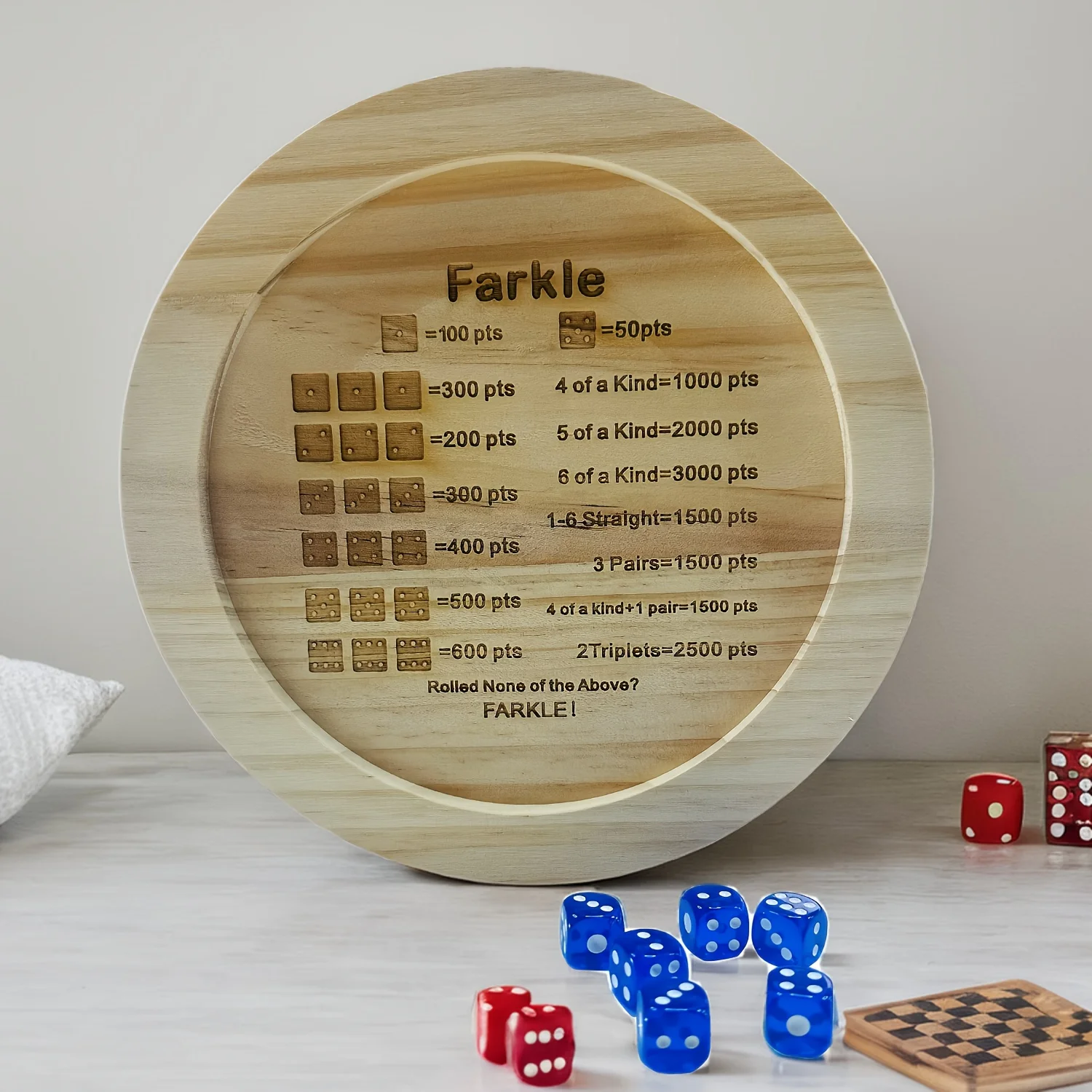 1 piece of wooden dice tray fo - Party Games Classic 리뷰 및 가격