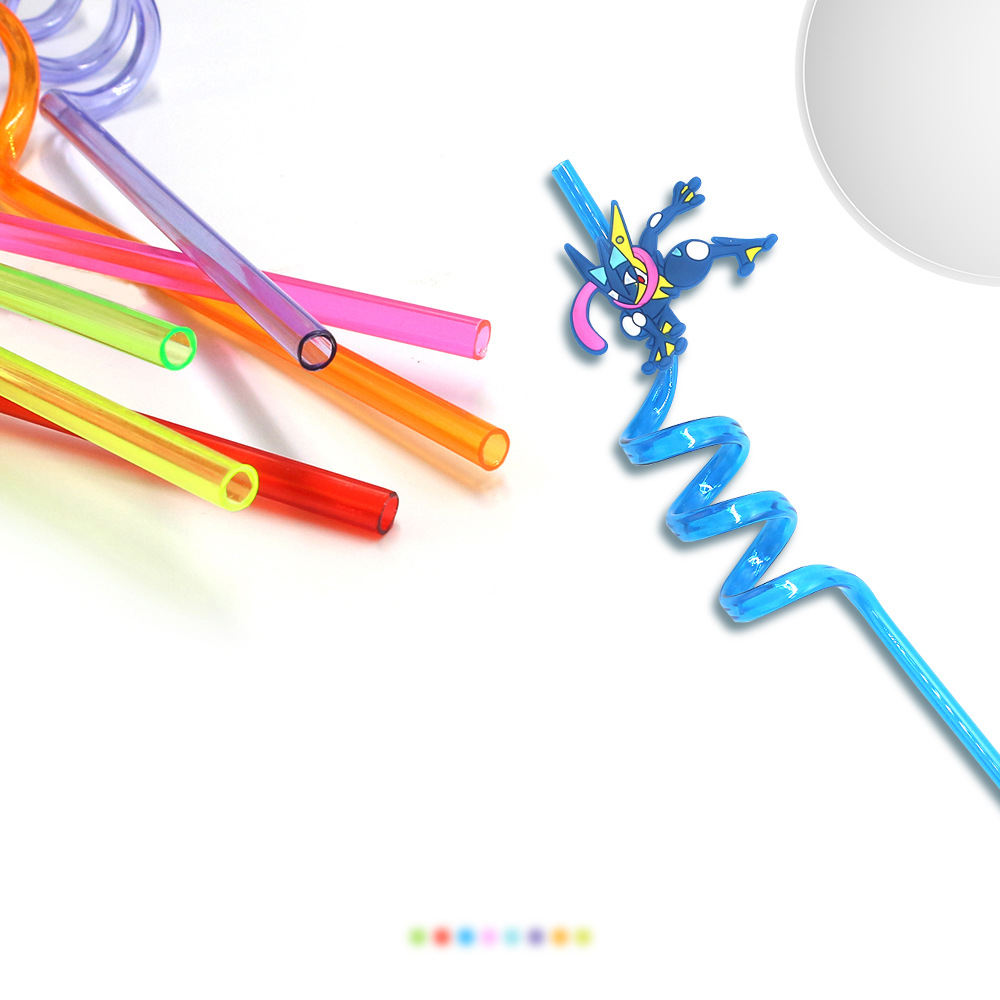Pikachu Cartoon Drinking Straw - Party Games Kids Birthday 리뷰 및 가격