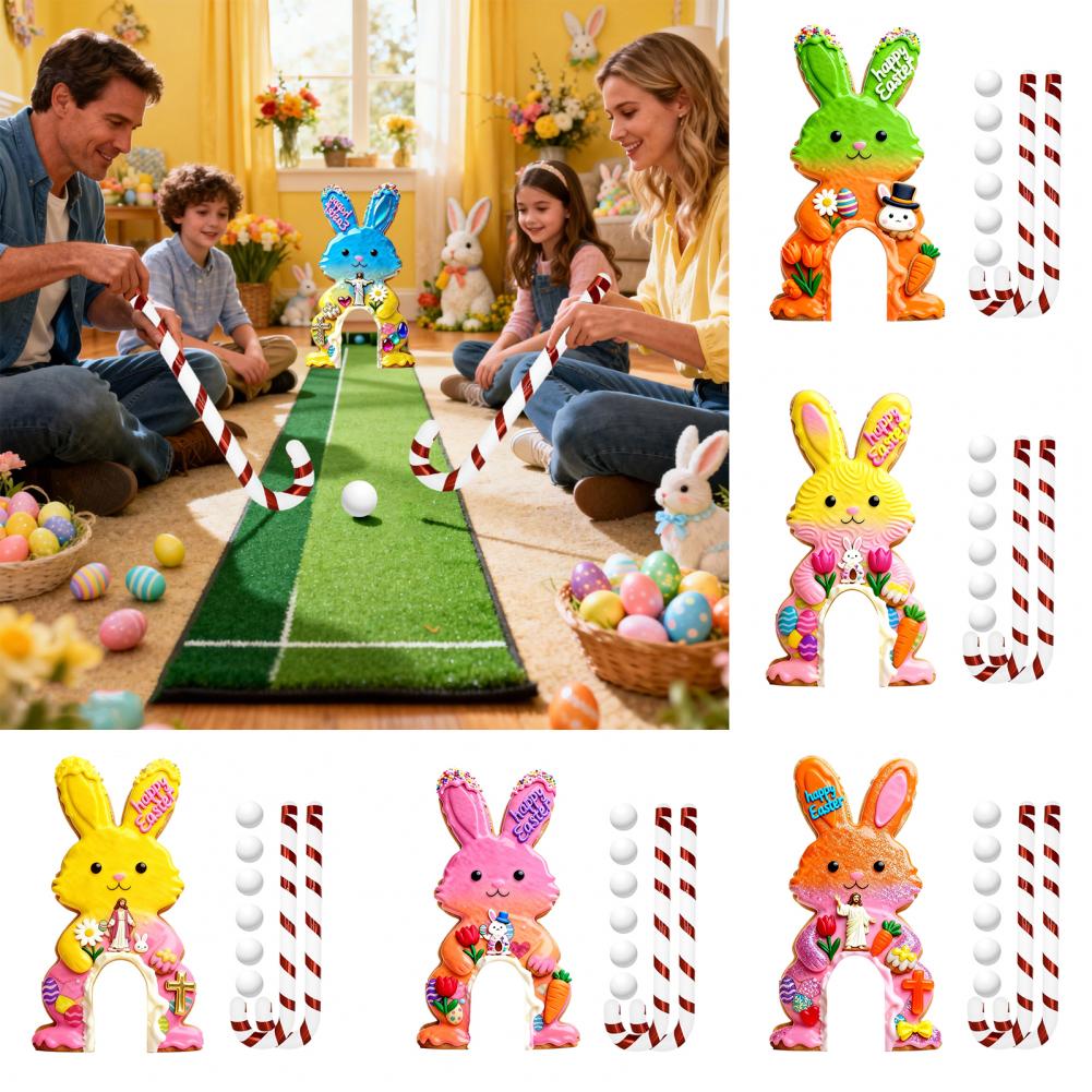 Family Golf Game Easter Bunny  - Party Games Easter For Family 리뷰 및 가격