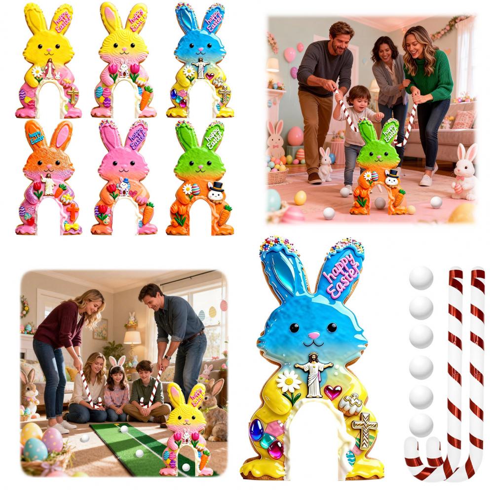 Family Golf Game Easter Bunny  - Party Games Easter For Family 리뷰 및 가격