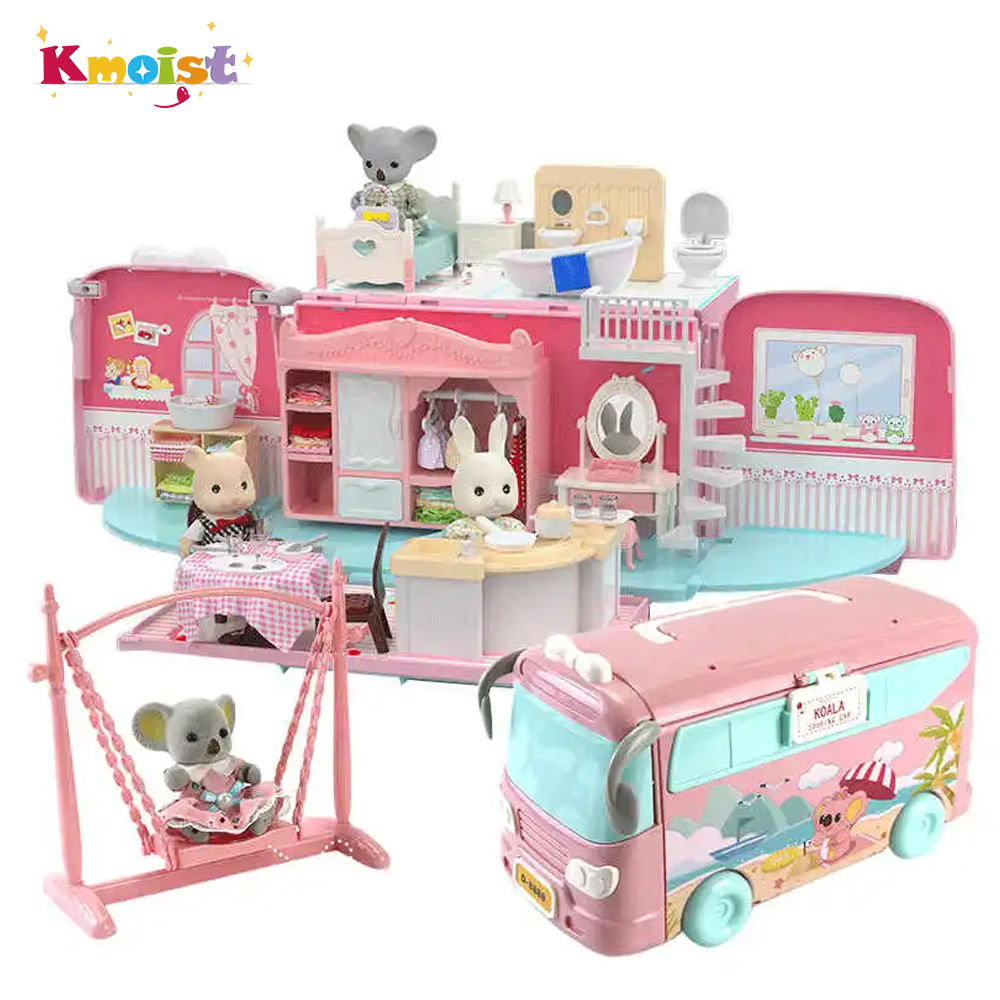 Koala Tour Bus Dollhouse Creat - Party Games Bus 리뷰 및 가격