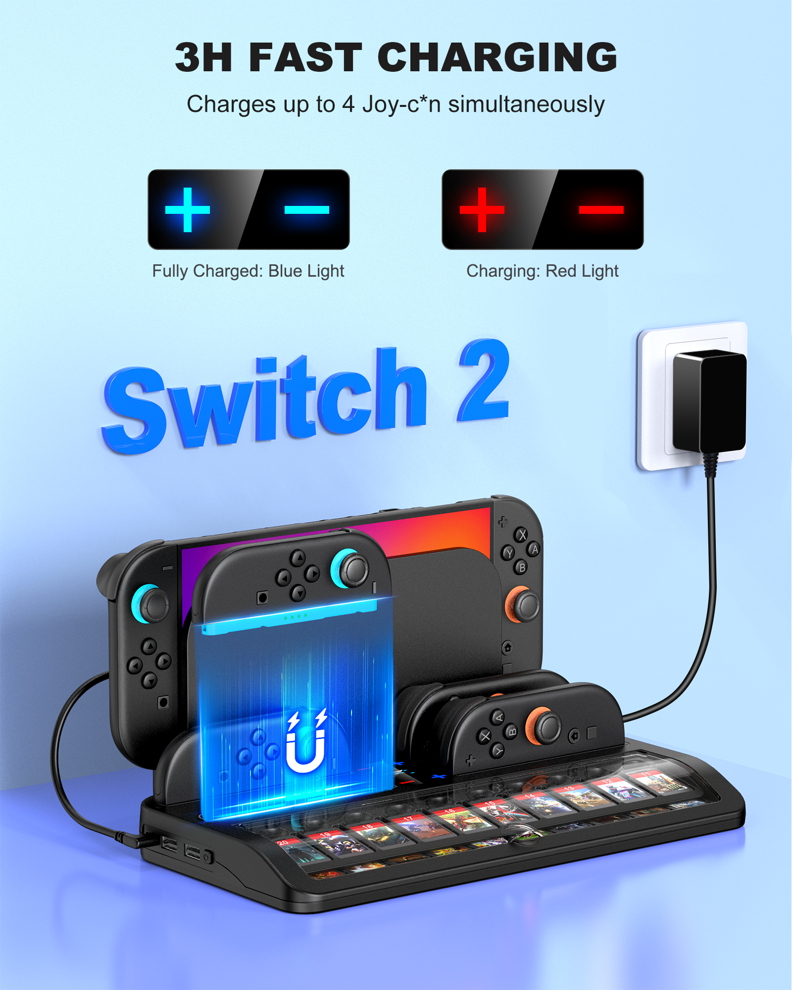 BEBONCOOL SC200 Switch2 Chargi - Party Games Switch 2 리뷰 및 가격