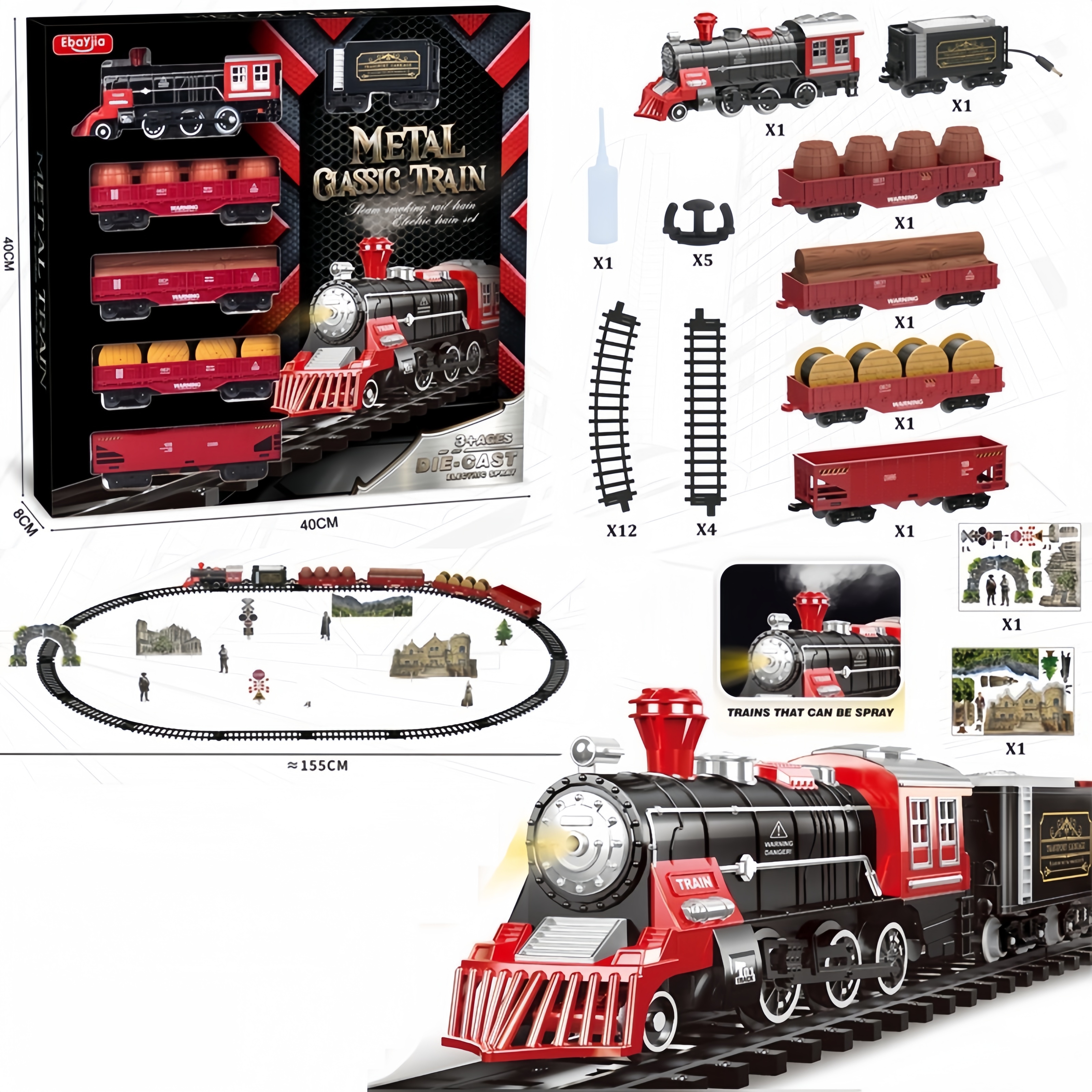 Kids Electric Steam Alloy Trai - Party Games Steam Free 리뷰 및 가격
