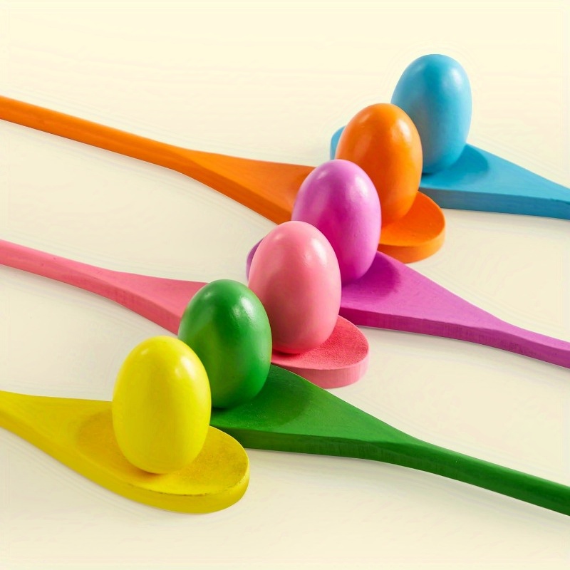 24 PCS Easter Egg and Spoon Ra - Party Games Easter For Family 리뷰 및 가격