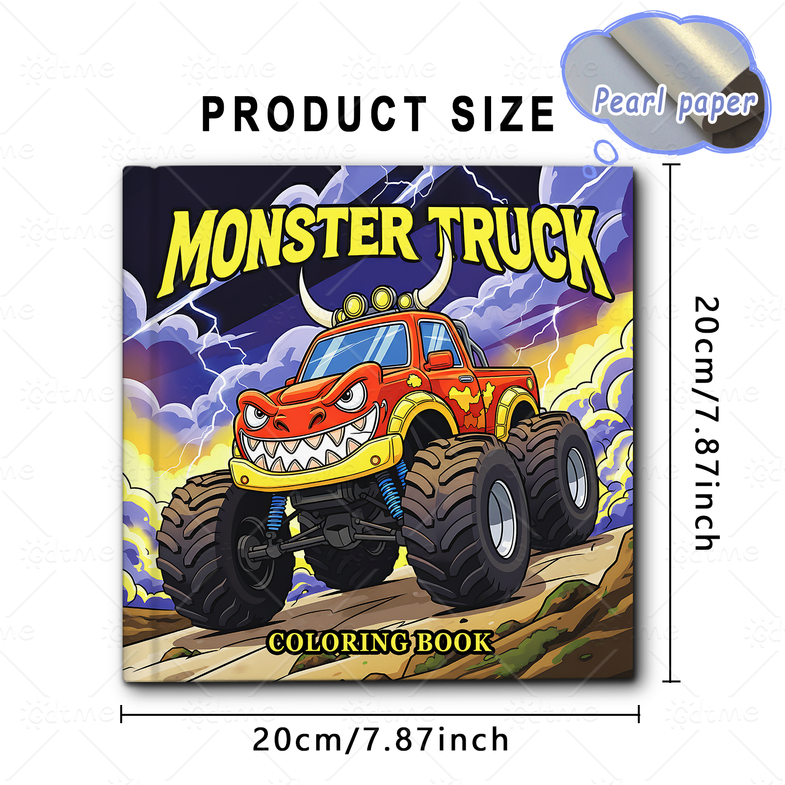 MONSTER TRUCK Coloring Book fo - Party Games Kids Birthday 리뷰 및 가격