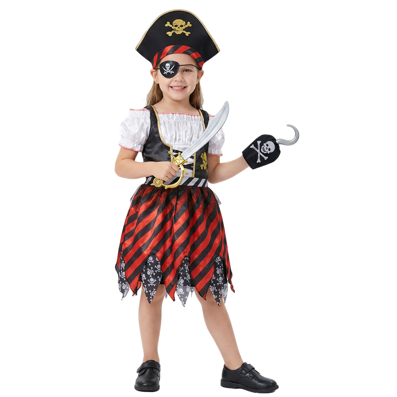 Girls Pirate Costume Set Carib - Party Games Crazy 리뷰 및 가격