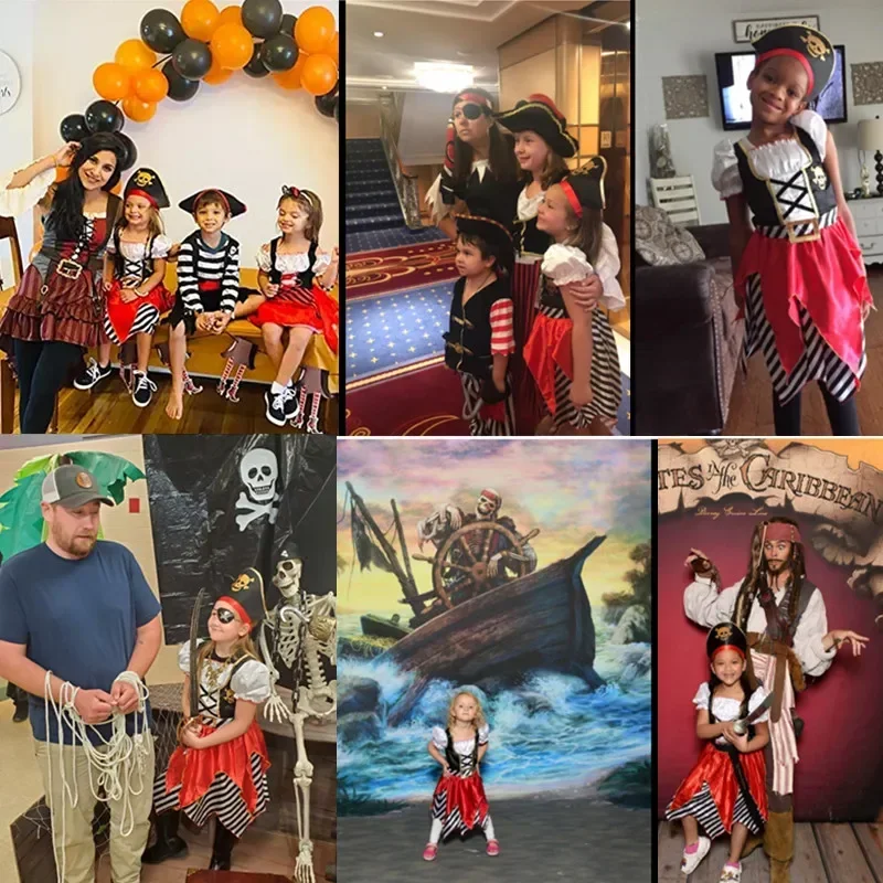 Girls Pirate Costume Set Carib - Party Games Crazy 리뷰 및 가격